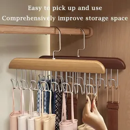 New Bag Clips Multiple Hooks Women Storage Bra Hangers For Clothes Case Home Wardrobe Accessories Supplly Scarf Organizer Men Tie Belt Hangers
