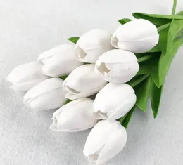 Искусственный цветок высокого качества Real Touch PU Тюльпан настольный свадебный подарок для украшения дома многоцветный GA607734287