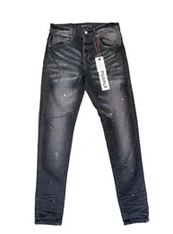Projektant marki MENS DERNIM Modne Modne proste retro streetwear swobodne spodnie dresowe fioletowe dżinsy