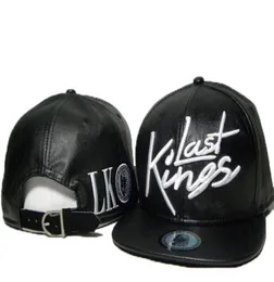 Günstige Last Kings Leder-Snapback-Hüte weiß, Lastking LK Designer-Marken-Baseballkappen für Herren und Damen, Hip-Hop-Straßenkappen 8643575