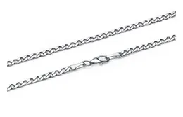 2021 WHOLEL 10PCSLOT 925 STERLING SILVER CURB CHAINS 2mm Lady Necklace Chains Jewelry 1630Quot Bulk3329697