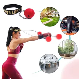 Boxen Speed Ball Kopf-montiert PU Punching Ball MMA Sanda Training Hand Auge Reaktion Gym Sandsack Muay Thai Boxeo fitness Ausrüstung