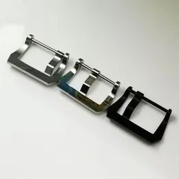 24mm de alta qualidade OEM PAM fivela prateada PAND parafuso Tang fivela para pulseira de couro de borracha PAM Strap284y