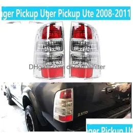 Auto-Rückleuchten für Ford Ranger Pickup Ute 2008 2009 2010 2011 Lichtbremse mit Kabelbaum ohne Bb Q231017 Drop Lieferung Mobi Dhkca