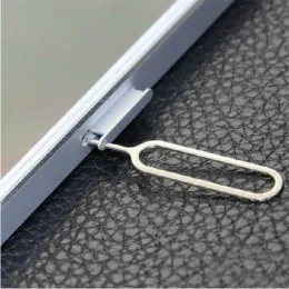 Strumento chiave pin di espulsione per rimozione vassoio scheda SIM all'ingrosso per iPad iPhone 4 5 6 7 plus per telefoni cellulari ZZ