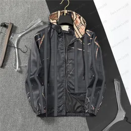 Yeni Moda Erkekler Kapşonlu Ceket Tasarımcı Ceket Erkekler Moda Sıradan Windbreaker İlkbahar/Yaz Palto Boyutu M-XXXL
