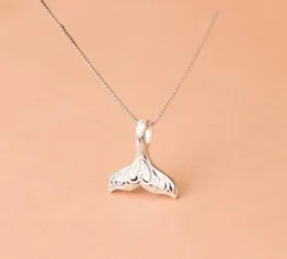 Collane a ciondolo design Design Animal Fashion Women Necklace Whale Tail Fish Charm Nautica Mermaid Eleganti Gioielli Girlie Collette8293111