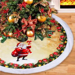 Weihnachtsbaum-Rock, Flanell, für ältere Menschen, Designer-Baumröcke, Weihnachtsbaum-Unterseite, Dekoration, Bäume, Schürze, 98 cm, Heim-Weihnachtsdekoration2818