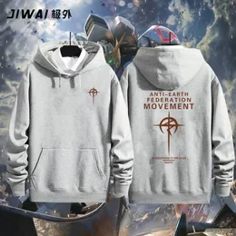 Mobile Suit Gundam anime periphery glittering Hathaway pullover hooded baggy teen tide