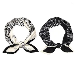 Lenços moda seda lenço quadrado para mulheres pescoço cabelo gravata banda saco urdidura lenço macio