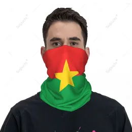 Scarves Unisex Burkina Faso Flag Neckerchief Scarf Neck Face Mask Warmer Seamless Bandana Headwear Cycling Hiking