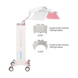 Máquina facial flexível da terapia clara do diodo emissor de luz do profissional 4 cores PDT com 1830 lâmpadas