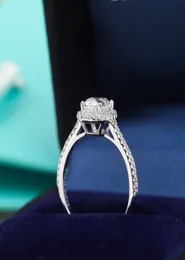 S925シルバーハーモニーバンドの楕円形とダイヤモンドの女性結婚式のジュエリーギフトを持っているベレットバッグPS36142157056