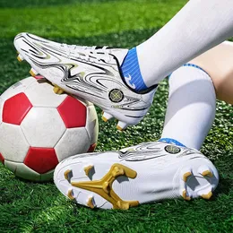 드레스 신발 디자인 남성 여성 스크램폰 축구 클리트 스니커즈 풋볼 부츠 Zapatos de Futbol 231211