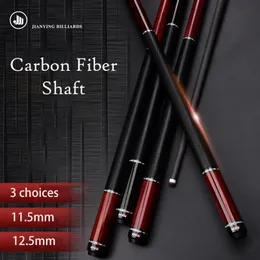 Bilardo ipuçları yfen karbon fiber havuzu ipucu çubuğu 115mm125mm ile orijinal deri kavrama profesyonel kasa uzantısı 231208