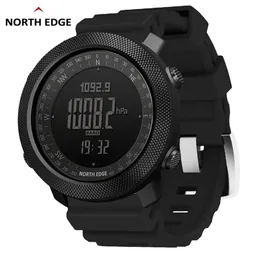 North Edge ALTIMETER ALTIMETER COMPANT MEN DIGITAL WATTSES RUND CLOCK CLACKHING HIKING WRISTWATCHES مقاوم للماء 50 م 220421193I