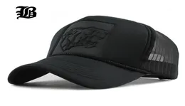 FLB Hip Hop Siyah Leopar Baskı Kavisli Beyzbol Kapakları Yaz Mesh Snapback Şapkaları Kadınlar İçin Erkekler Casquette Trucker Cap 2010191112391