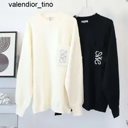 Nya kvinnors herrtröja vinterdesigner tröja män kvinnor ficka jacquard stickkläder par långärmad pullover stickad topp varma kvinnors herrtröjor