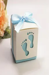 100 шт./лот Лазерная Резка Детский Автомобиль Baby Shower Коробка Конфет Для Девочек День Рождения Коробка Конфет С Лентой Сладкие Свадебные Украшения Suppl1696664