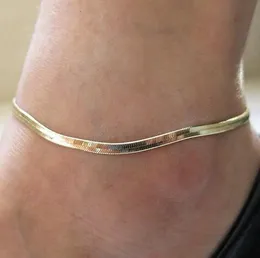 뜨거운 판매 체인 미세한 생선 규모 Anklet Bracelet Seaside Foot Jewolry Gold/Silver 도금 Anklet3143995