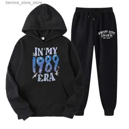 Herren-Trainingsanzüge Kpop T.S. 1989Tailor THE ERAS Tour IN .US Männer Frauen Kapuzen-Sweatshirt-Anzug Paar Jogging-Sweatshirts Übergroßer Streetwear-Anzug Q231211