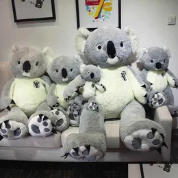 Stuffed Plush Animals 70-140Cm Big Nt Australia Koala Toy Soft Bear Doll Toys Kids Juguetes For Girls Birthday Gift Q0727 Drop Del Ot7Ty