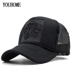 Youbome boné de beisebol feminino preto snapback bonés masculinos chapéus para homens malha verão hip hop casquette osso verão masculino pai boné hat11018920