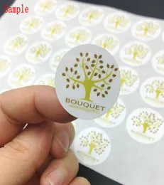 100pcs personalized customize stickers Favor labels for Wedding sticker box Gift tag Invitation Envelope Seal Sticker 30MM5783153