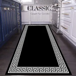 Dywany dywanowe na korytarz czarny biały żółty luksusowy korytarz dywan nowoczesny dom hala sala drzwi sypialnia kuchnia mata podłogowa 231211