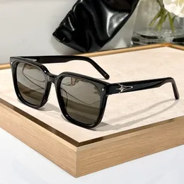 Mode solglasögon för män kvinnor gauss designers popularitet high street utomhus cateye stil anti-ultraviolet retro platta acetat full ram fiber slumpmässig låda