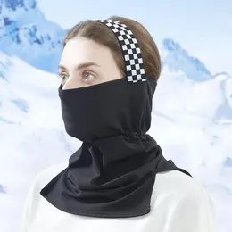 Bandanas Ski Mask Carmf Winter Thermal Neck Gaiter Half Face Bandana Snowboard Cycling Moto Moto Cover for Men Women