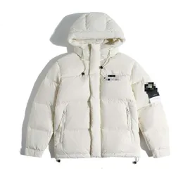 stones puffer jacket White Duck Winter Insulation Hooded Down for Men and Women Jacket Trend