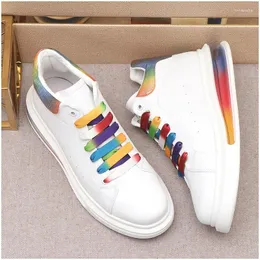 Boots Brand Designer Men's Fashion Punk Hip Hop Dress Genuine Leather Shoes Air Cushion Sneakers White Trend Ankle Botas Hombre