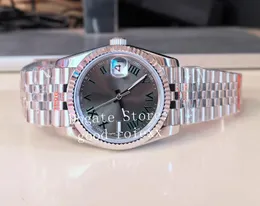 36mm 시계 오리지널 Miyota 8215 Movement Watch Men 's Wibledon Automatic 126234 Sapphire Glass Card 904L Steel Jubilee Japan Sport Wristwatches