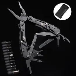 Cords Slings and Webbing Multifunction Stainless Steel Pocket Knife Pliers Folding Multitool Mini Portable Fold Outdoor Multipurpose Repair Tools 231211