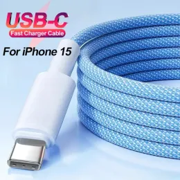 2023 Podwójny kabel USB C na iPhone 15 Pro Max iPad PD 60W 45W 25 W ŁADNOŚCI TYP SZYBKA SZYBKA DLA SAMSUNG S23 S22 Xiaomi