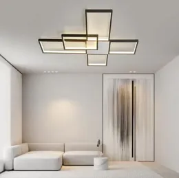 Nordic Modern Led Ceiling Lights for living room bedroom lustre led home decor Dimmable Ceiling light Black/Gold Ceiling Lamp