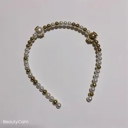 Presentes de festa moda artesanal ouro pérola faixa de cabelo hairpin para senhoras favorito delicado cocar accessories264b