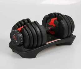 Justerbar hantel 5525lbs Fitness Workouts Dumbells Weights Bygg dina muskler utomhussport Fitness Equipment ZZA22302357184