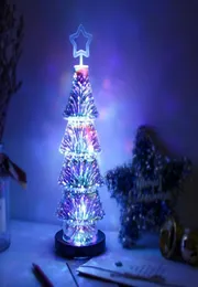 عيد الميلاد ثلاثي الأبعاد للألعاب النارية LED LED TREE TREE TREE TABLE TABE