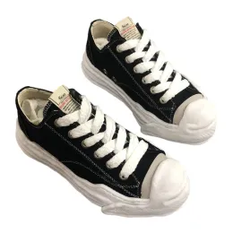 MMY Maison Mihara Yasuhiro Shoes designer sneakers Plate-forme trainers canvas black white grey yellow trainers des chaussures size 36-45