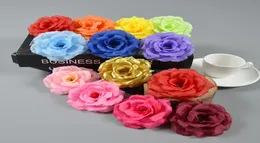 100pcs 8 cm Silk Rose sztuczne głowy kwiatowe na ścianę ślubną Łuk Bukiet Dekoracja imprezowa kwiaty Dekoracje ślubne Dom Silk 3360475