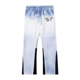 GELLERY DAPT Designer Pants Top Quality Men's Pants Mens Dept Jeans Pants Sweatpants Speckled Letter Print Men's Women's Couple Loose Versatile Casual Pants Straight