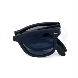 Occhiali da sole pieghevoli classici Occhiali da sole pieghevoli per stilista da donna Occhiali da vista UV400 sfumati per esterni per unisex con custodia266H