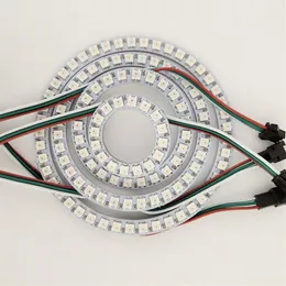 WS2812B Ring 16 24 35 45 Bits LEDs WS2812B SK6812 5050 RGB Dream Color LED Ring WS2812 IC 5050 Eingebautes RGB adressierbar DC5V262m