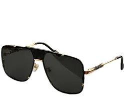 Damen-Sonnenbrille für Damen und Herren, Sonnenbrille für Herren, modischer Stil, schützt die Augen, UV400-Linse, mit zufälliger Box und Etui 0435