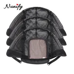 Tampas de peruca Nunify Professional Wig Cap Making Supplies Atacado Lace Wig Cap Tecelagem Caps Malha Cap Respirável Hairnets 231211