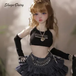 دمى Shuga Fairy 1 4 Pearl BJD Doll Design Sweethearty Girly Face Meat Leg Toys Pure Handicraft Art Ball المفاصل 231212