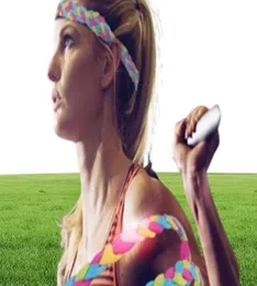 Unissex esportes trançado faixa de cabelo antiderrapante elástico colorido sweatband mulheres fitness yoga ginásio correndo ciclismo headbands36157665913521