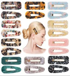 Acrylic Resin Hair Clips Set Fashion Geometric Alligator Barrettes Leopard Pattern Vintage Hair Accessories Hairpins for Women2999209